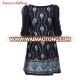 Women clothing manufacturer black print african design dresses